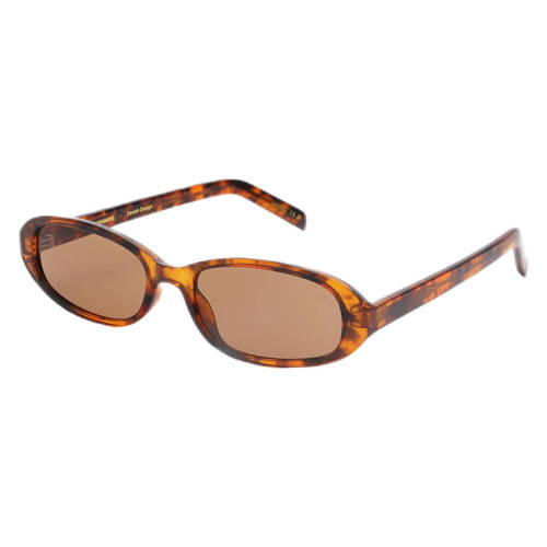 A.Kjaerbede zonnebril met tortoise print Macy bruin afbeelding