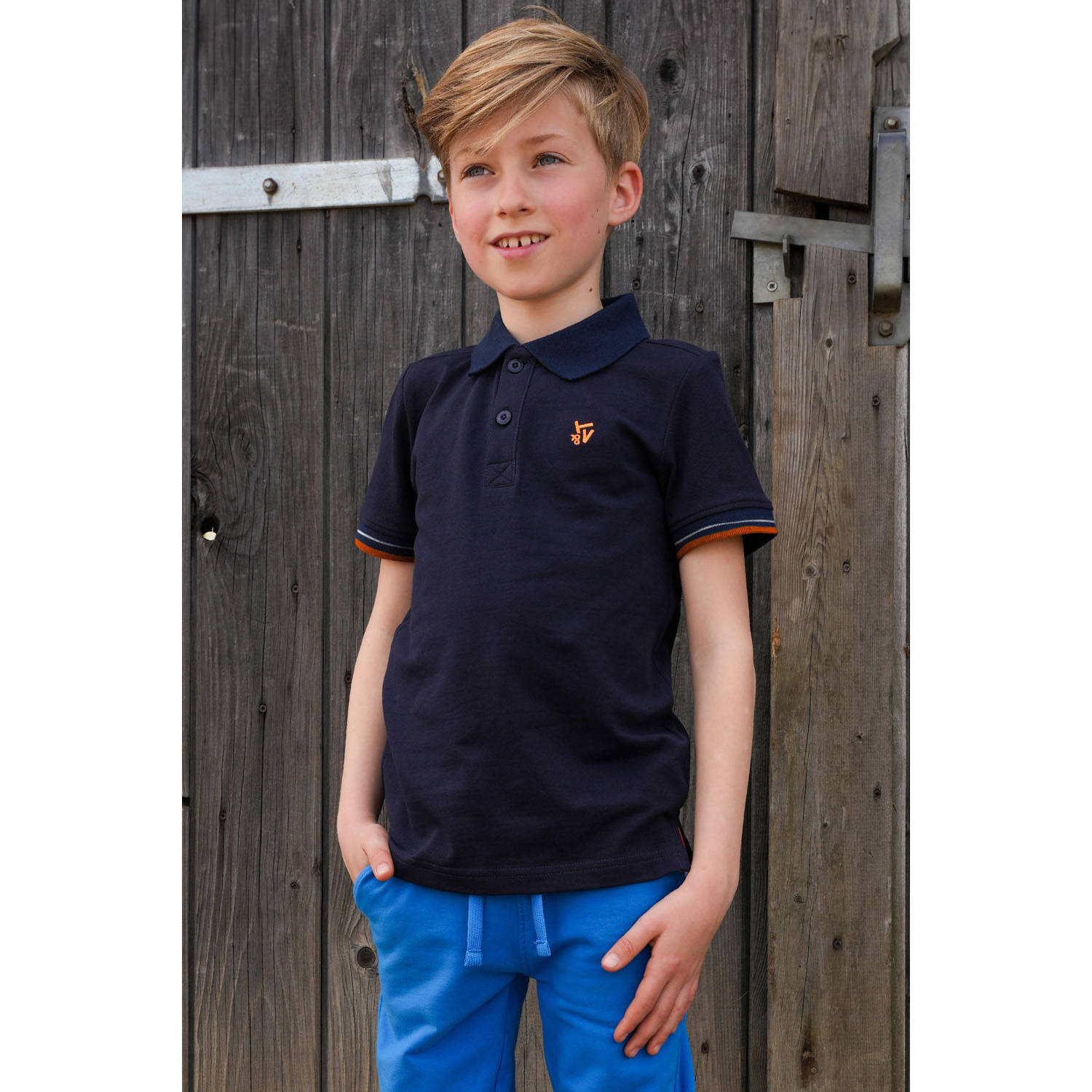 TYGO & vito polo donkerblauw