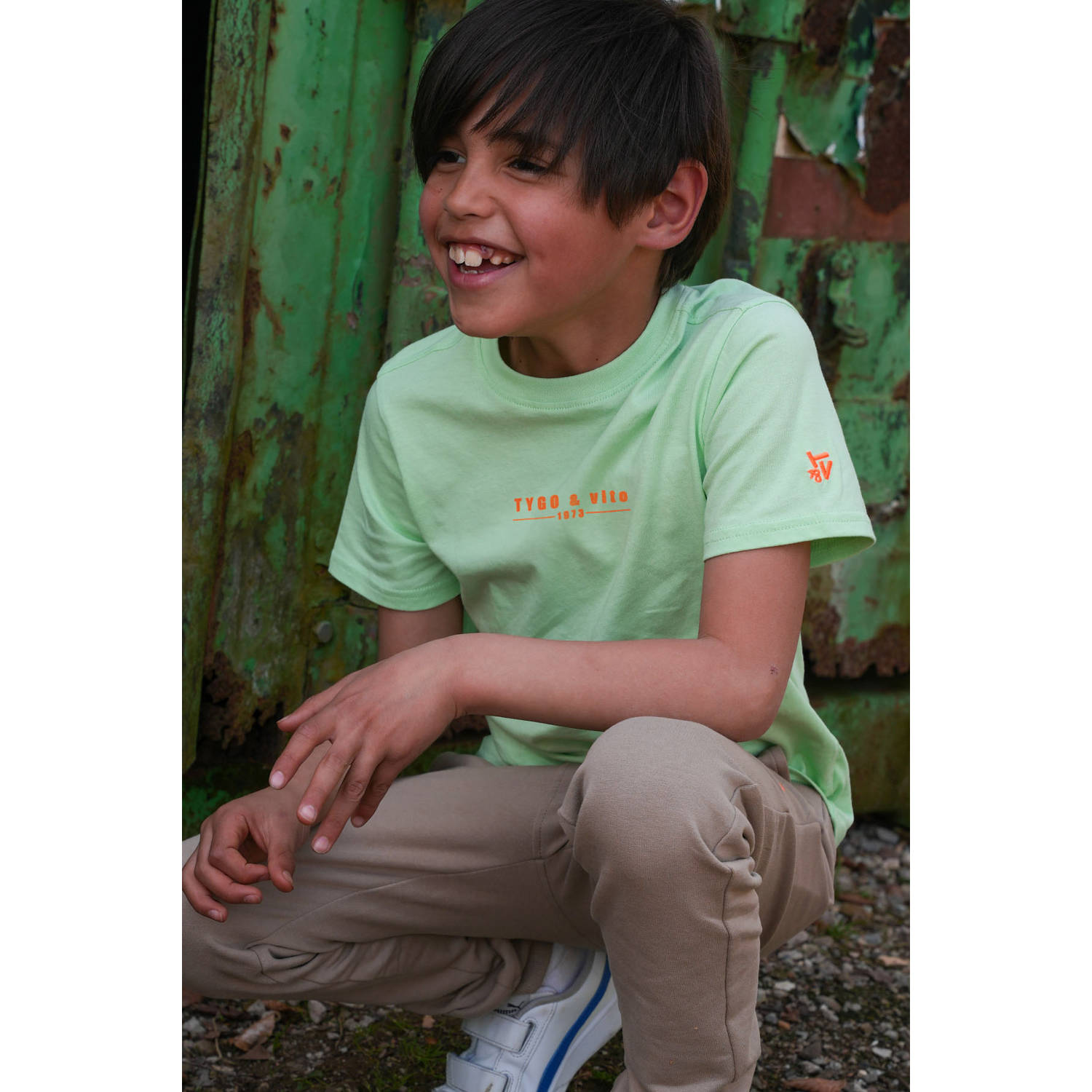 TYGO & vito T-shirt mintgroen