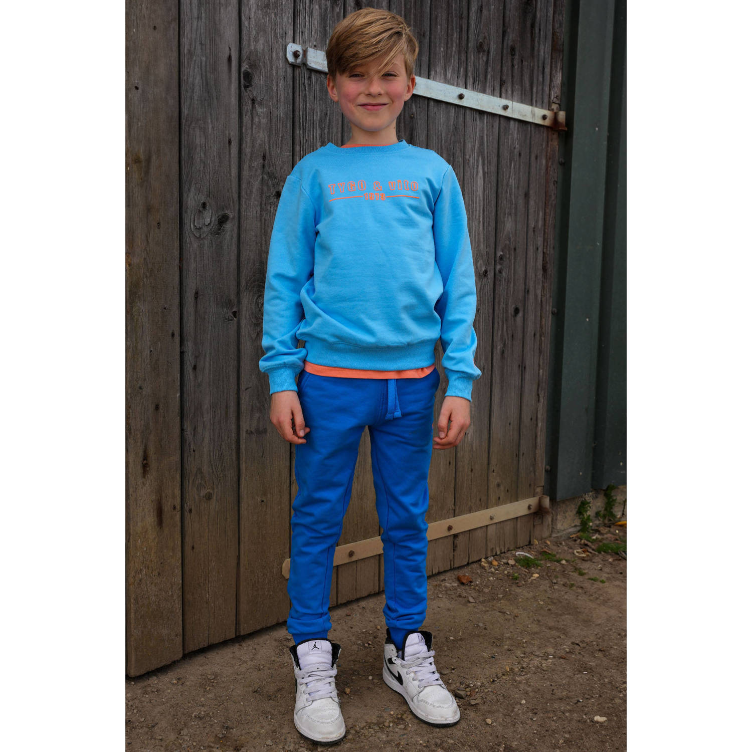 TYGO & vito joggingbroek blauw