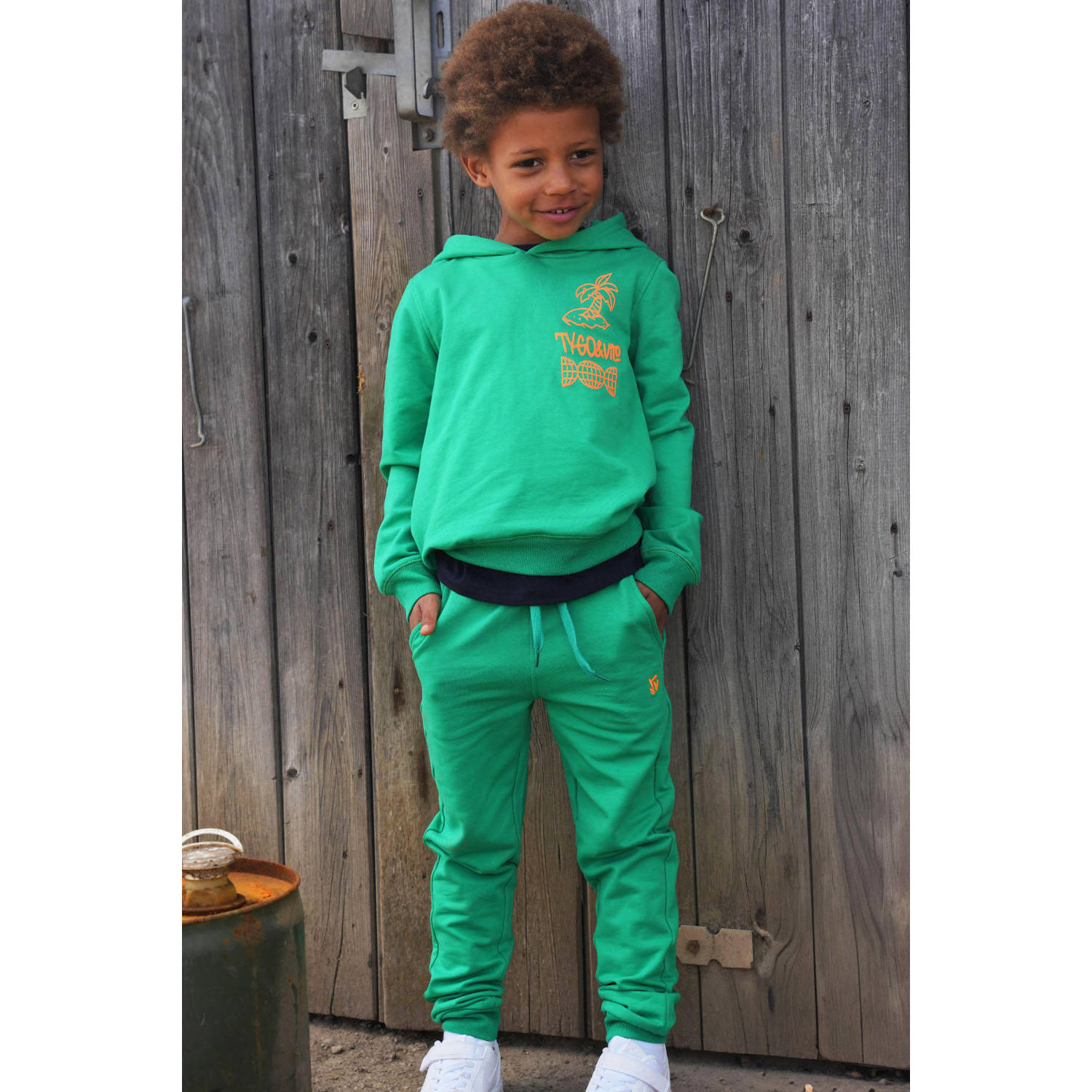 TYGO & vito joggingbroek groen