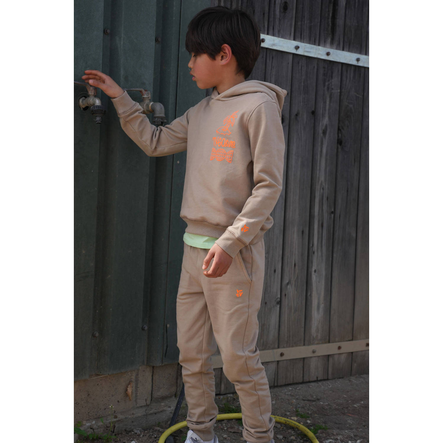 TYGO & vito joggingbroek zand