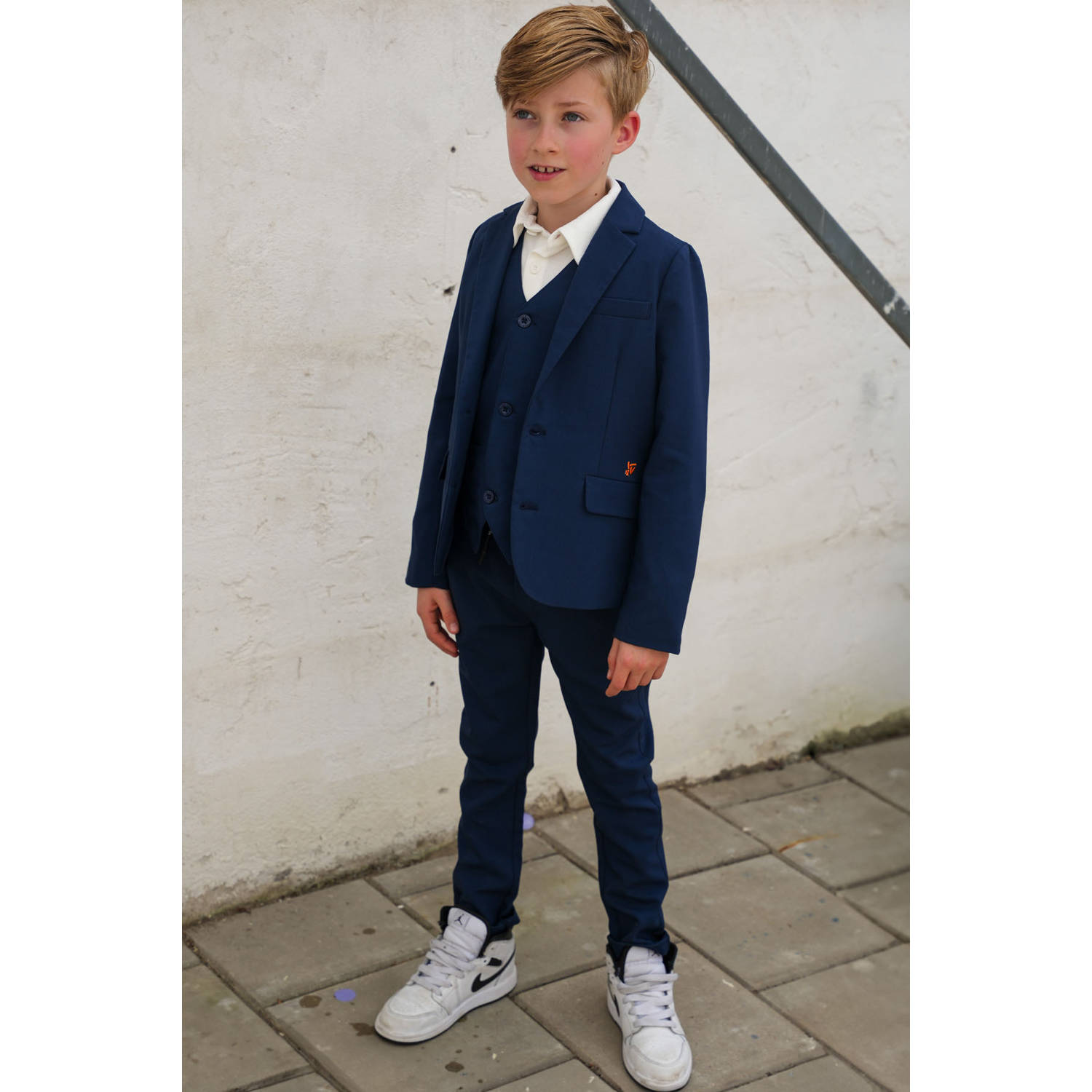 TYGO & vito regular casual broek marine