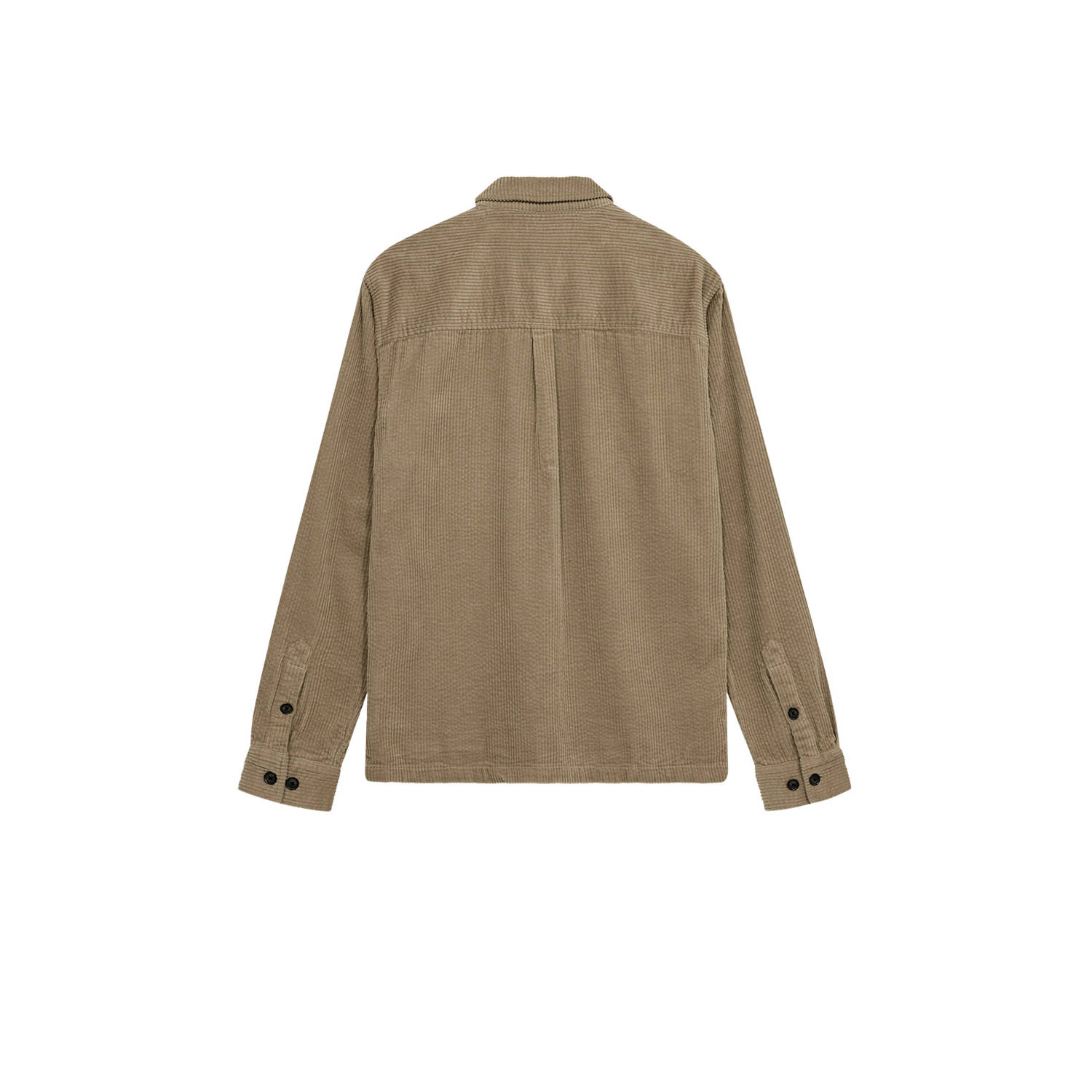 Anerkjendt overshirt lichtbruin