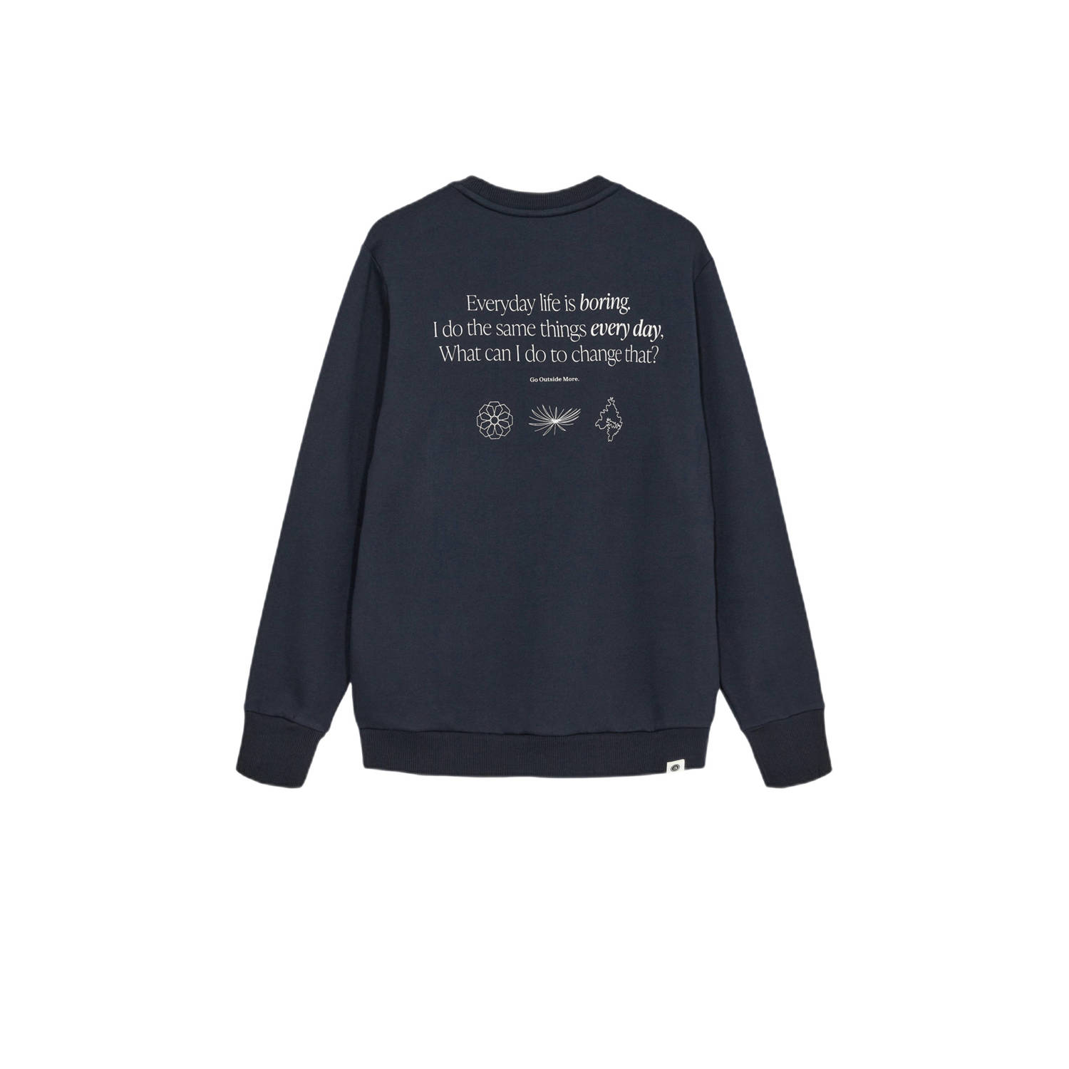 Anerkjendt sweater donkerblauw