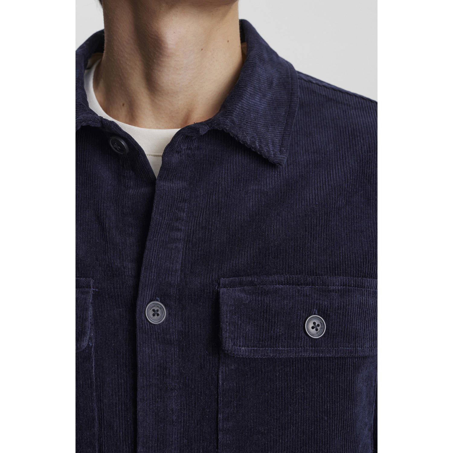 Anerkjendt overshirt donkerblauw