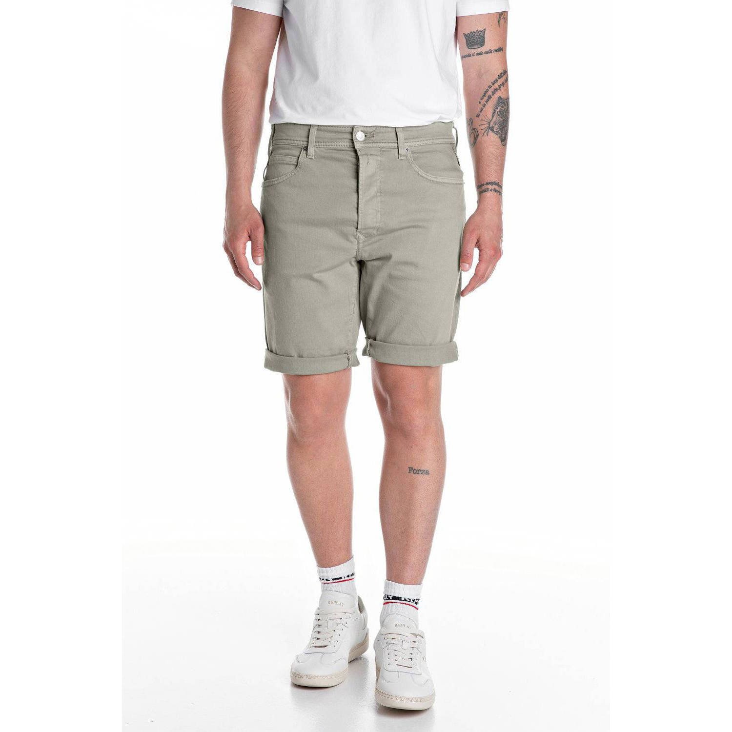 REPLAY Heren Jeans Rbj.981 Short Khaki