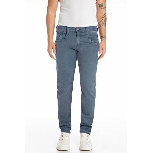 REPLAY slim fit jeans ANBASS Hyperflex medium grey afbeelding