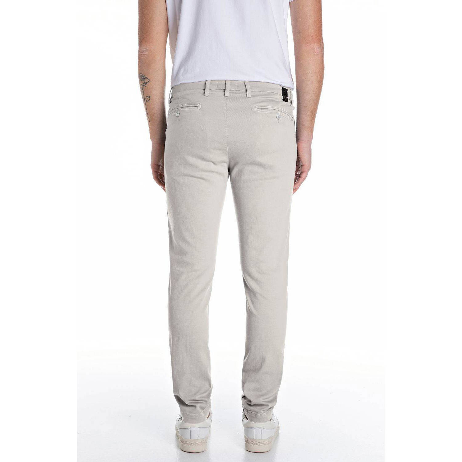 REPLAY slim fit chino ZEUMAR ecru