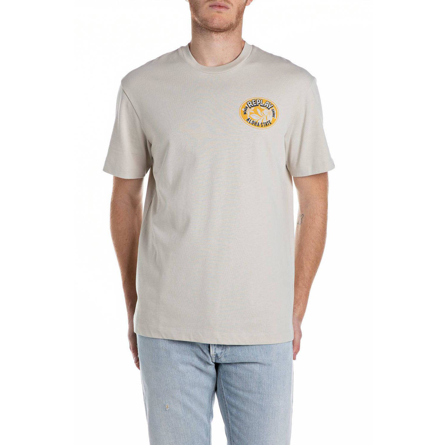 REPLAY T-shirt ecru