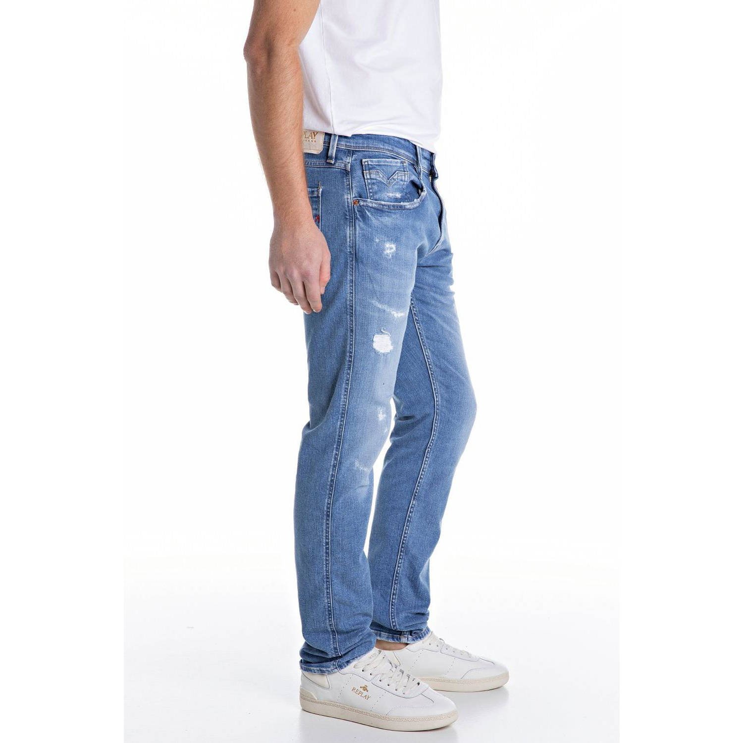 REPLAY ANBASS slim fit jeans medium blue