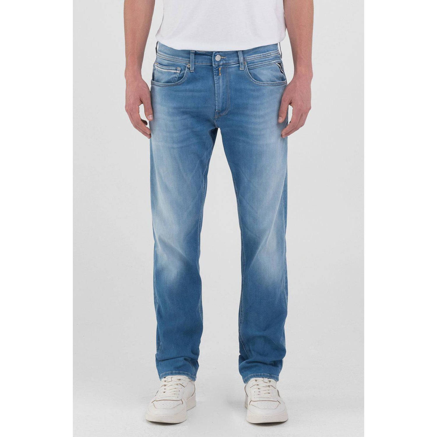 REPLAY GROVER straight leg jeans light blue