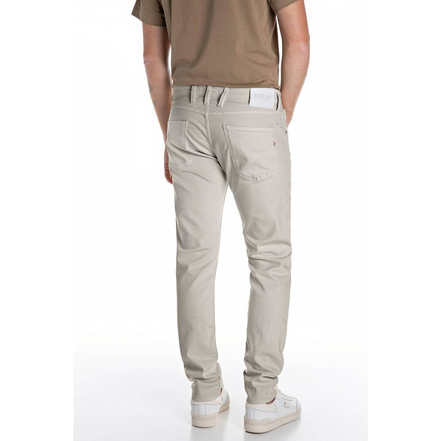 REPLAY ANBASS slim fit jeans oatmeal beige