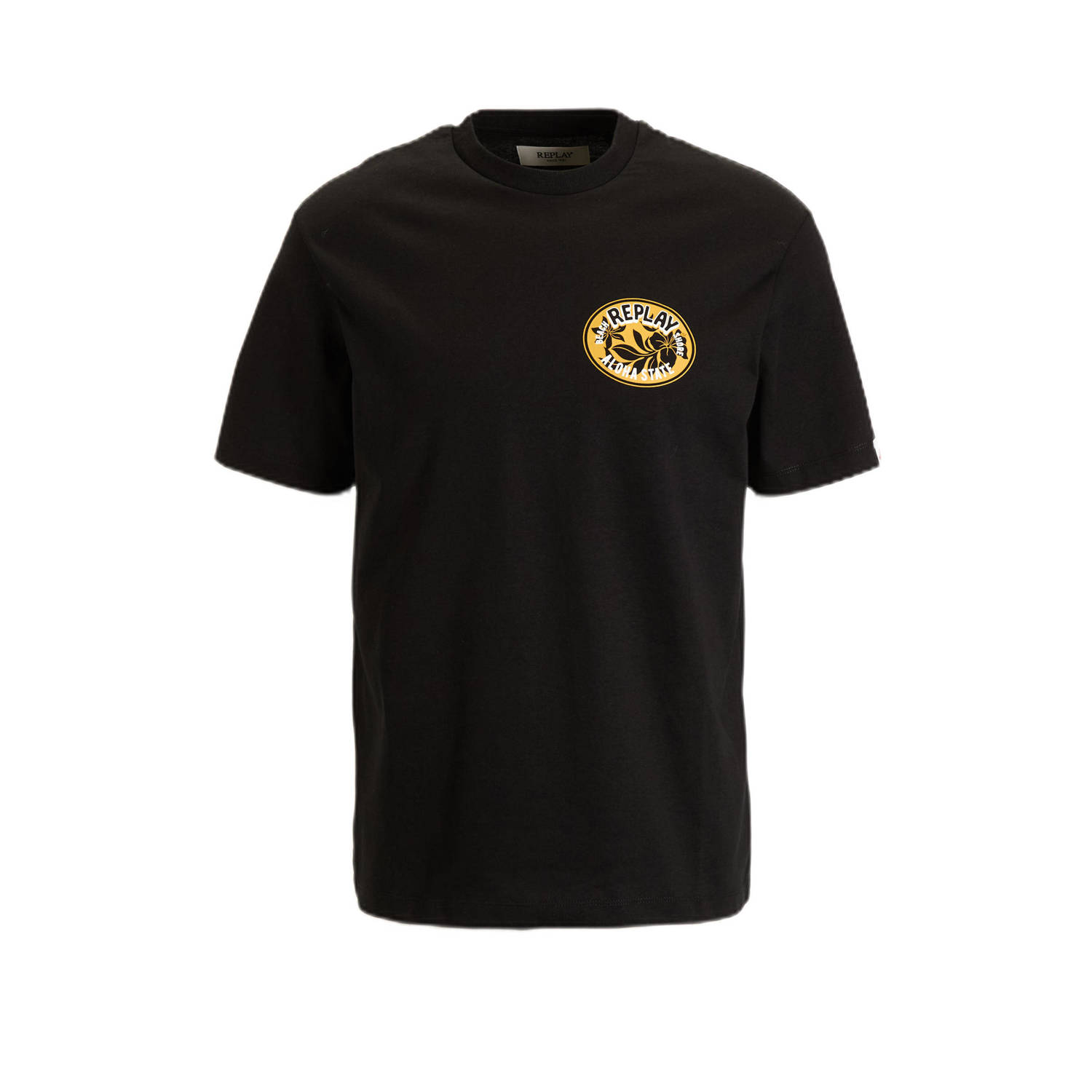 REPLAY T-shirt zwart