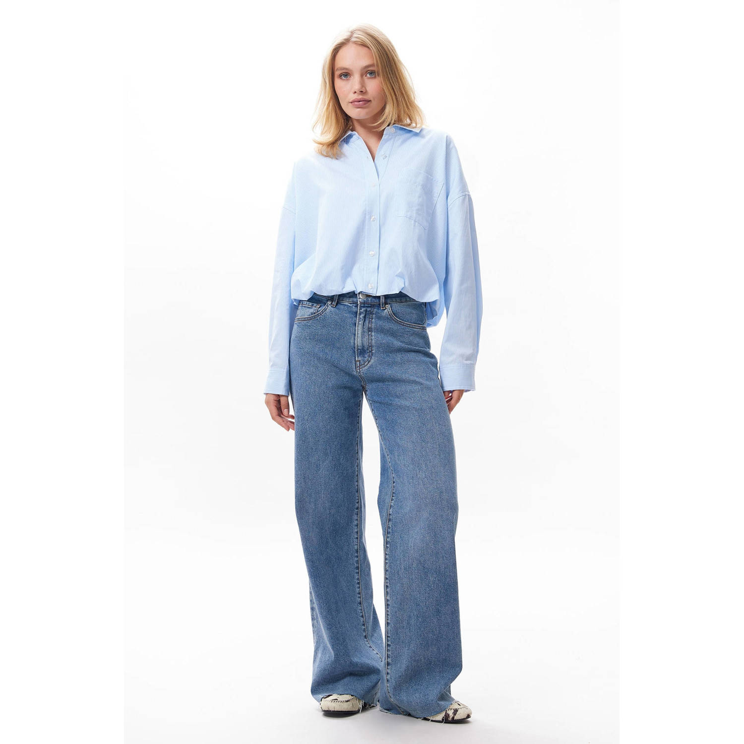 Catwalk Junkie blouse lichtblauw