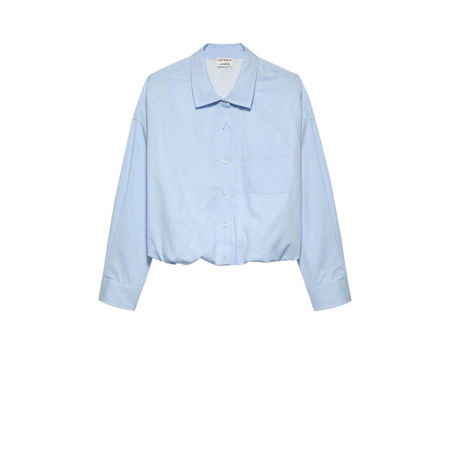 CATWALK JUNKIE Dames Blouses Tuck In Blouse Blauw