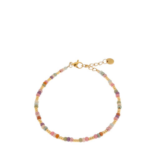Label Kiki gold plated armband Pastello afbeelding