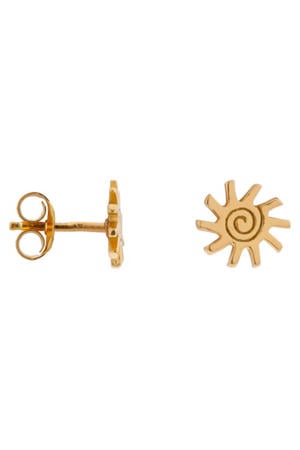 gold plated oorbellen Aurora Studs