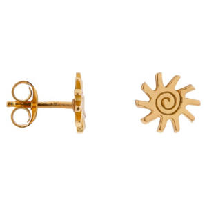 gold plated oorbellen Aurora Studs