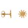Label Kiki gold plated oorbellen Aurora Studs