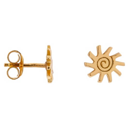Label Kiki gold plated oorbellen Aurora Studs afbeelding