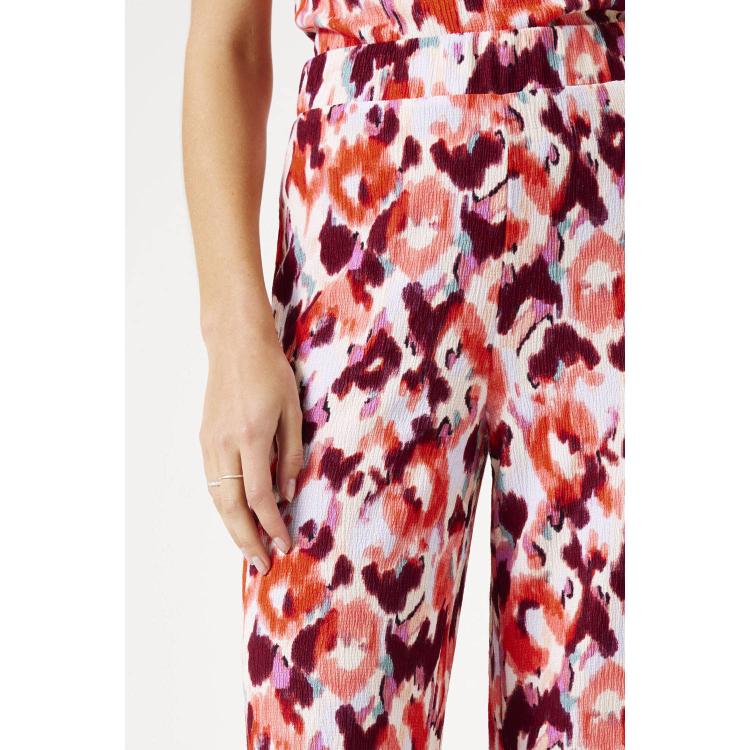 Garcia wide leg regular waist casual broek multi