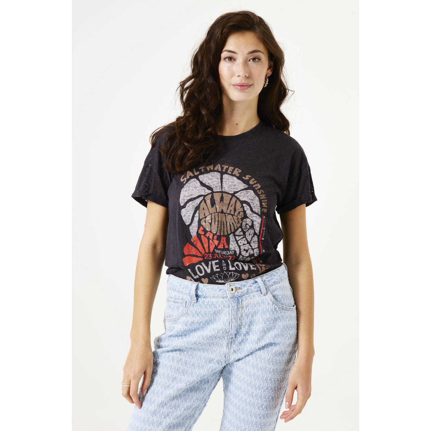 Garcia T-shirt grijs