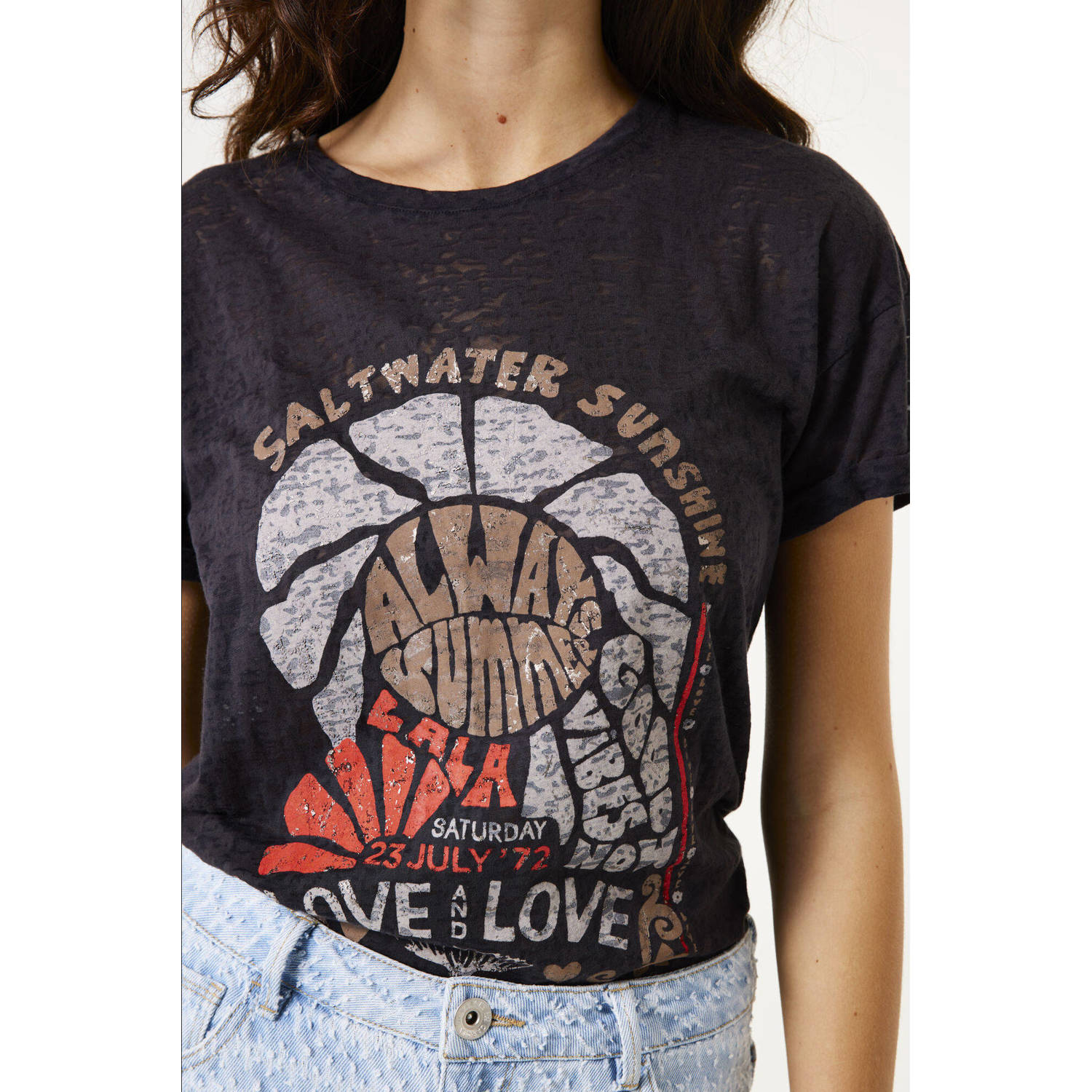 Garcia T-shirt grijs