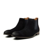 thumbnail: Van Lier Vienna suède chelsea boots donkerblauw