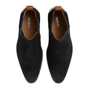 thumbnail: Van Lier Vienna suède chelsea boots donkerblauw