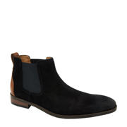 thumbnail: Van Lier Vienna suède chelsea boots donkerblauw