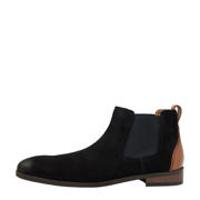 thumbnail: Van Lier Vienna suède chelsea boots donkerblauw