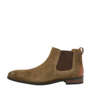 thumbnail: Van Lier Vienna suède chelsea boots grijsgroen