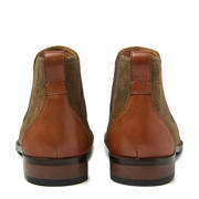thumbnail: Van Lier Vienna suède chelsea boots grijsgroen