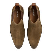 thumbnail: Van Lier Vienna suède chelsea boots grijsgroen