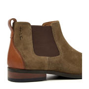 thumbnail: Van Lier Vienna suède chelsea boots grijsgroen