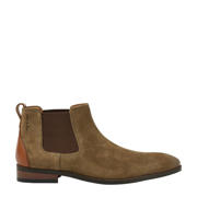 thumbnail: Van Lier Vienna suède chelsea boots grijsgroen