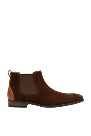 Vienna suède chelsea boots bruin