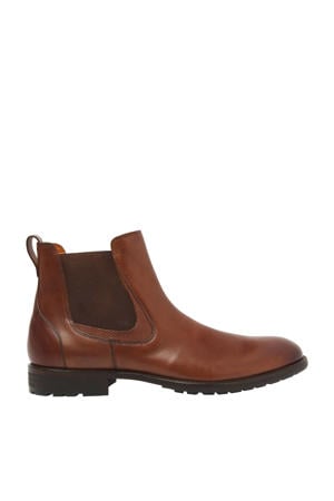 Henry leren chelsea boots cognac