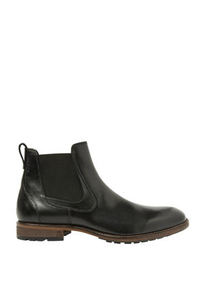 Henry leren chelsea boots zwart