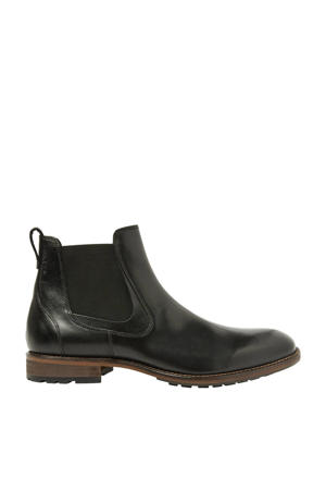 Henry leren chelsea boots zwart