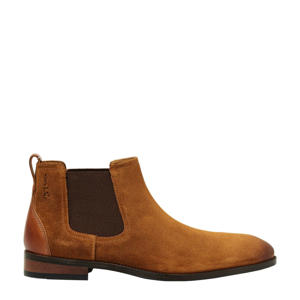 Vienna suède chelsea boots cognac