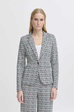 getailleerde blazer donkerblauw