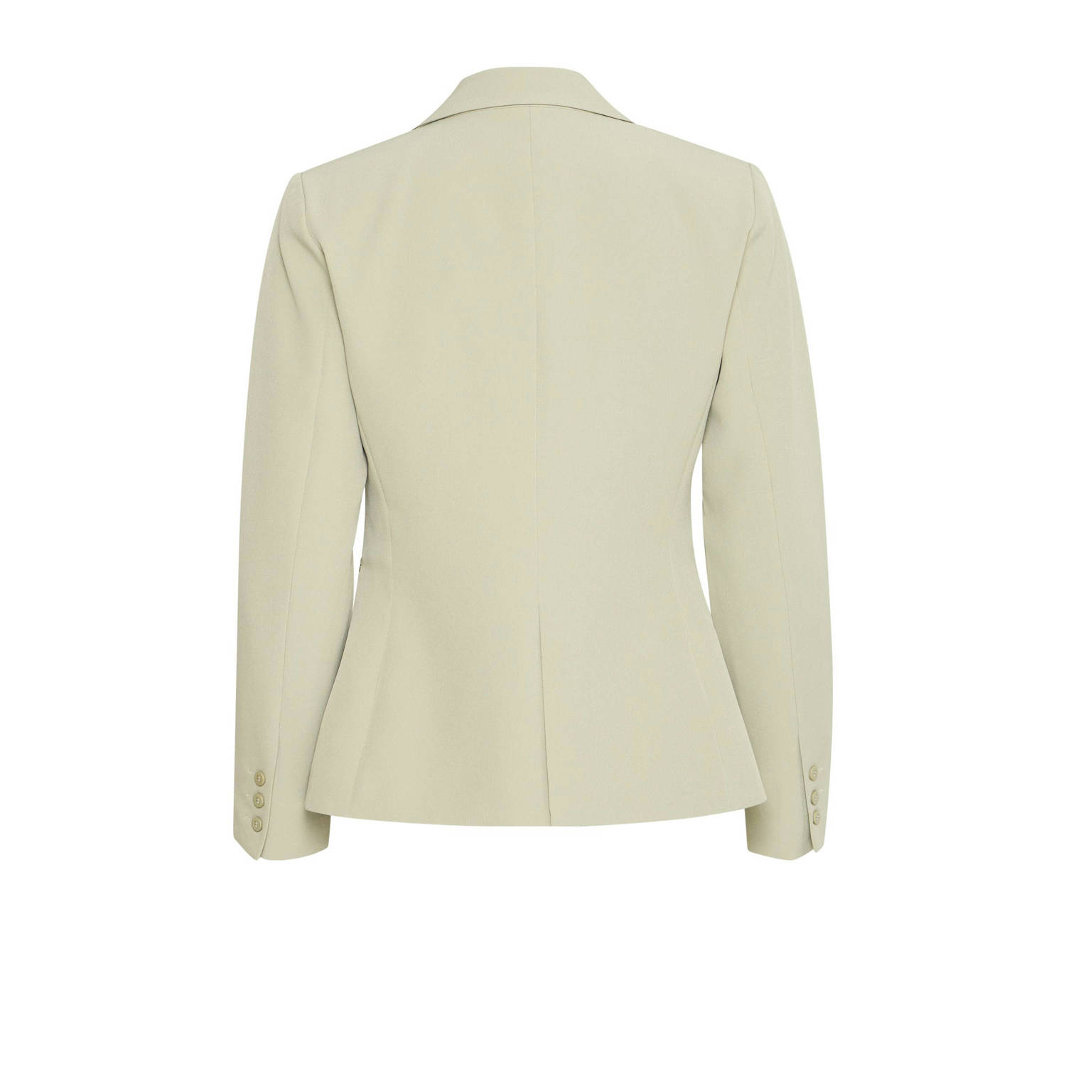 ICHI regular blazer olijfgroen