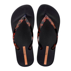 Anatomic Connect teenslippers zwart/oranje