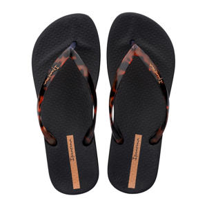 Anatomic Connect teenslippers zwart/oranje