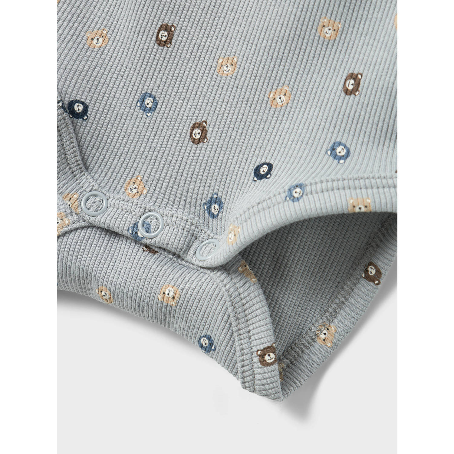 NAME IT BABY romper NBMTUMAS grijsblauw