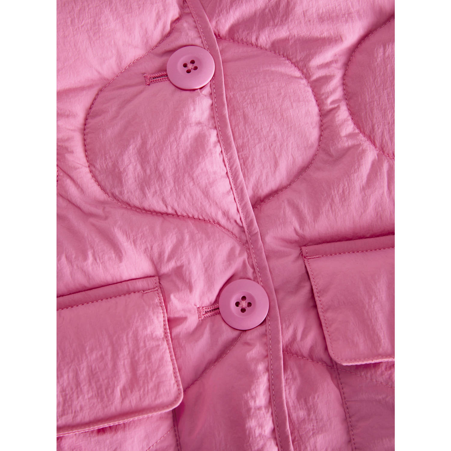 JJXX gewatteerde jas quilted roze
