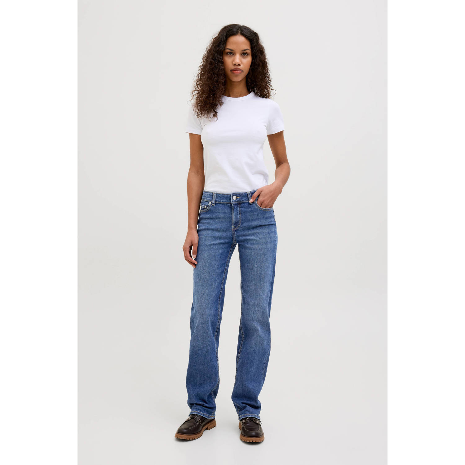 JJXX regular waist medium blue denim