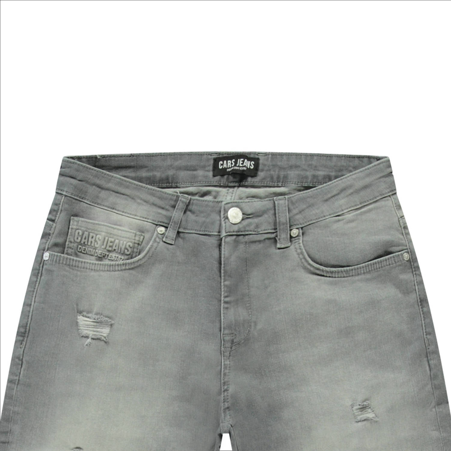 Cars denim regular short grijs